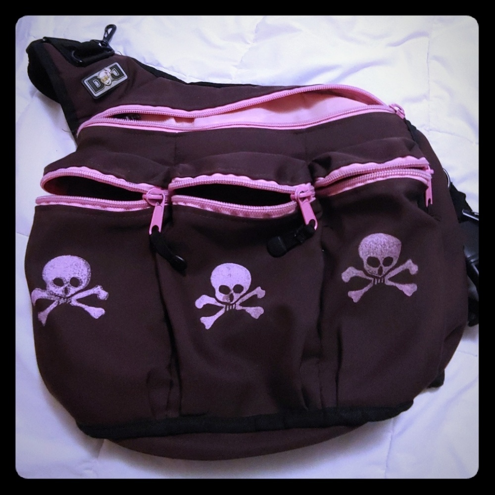 75 Diaper Diva Skull bag